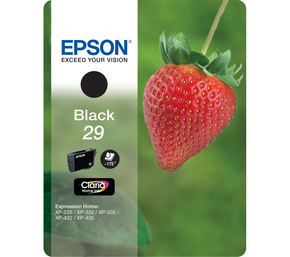 EPSON Strawberry 29 Black Ink Cartridge