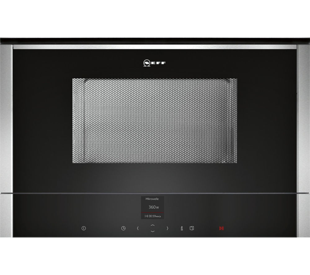 NEFF C17WR01N0B Built-in Solo Microwave – Stainless Steel, Stainless Steel