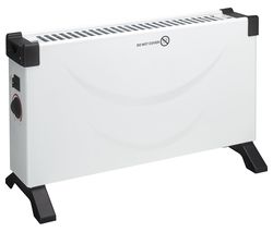 ESSENTIALS C20CHW18 Portable Convector Heater - White & Black