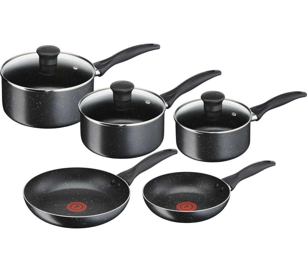 Origins B190S544 5-piece Non-stick Cookware Set - Black, Black