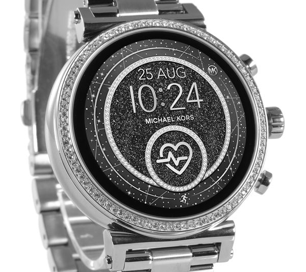 4013496437720 - MICHAEL KORS Access Sofie Heart Rate MKT5061 Smartwatch -  Silver - Currys Business
