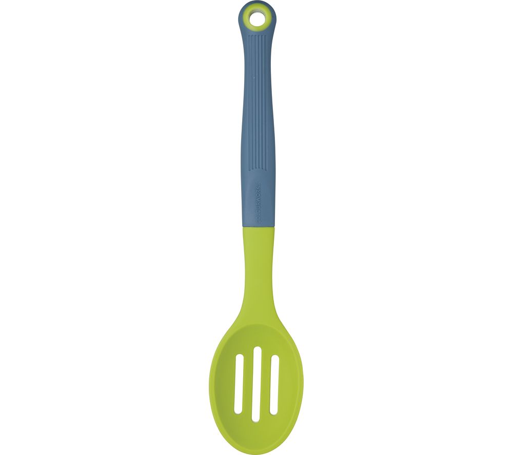Slotted Spoon - Grey & Green, Grey
