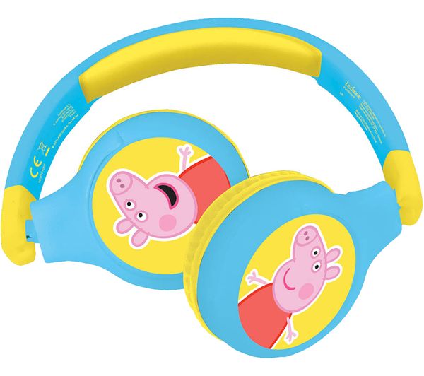 Lexibook Hpbt010pp Wireless Bluetooth Kids Headphones Peppa Pig