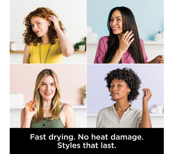 HD120UK SHARK STYLE iQ HD120UK Hair Dryer Black & Rose Gold