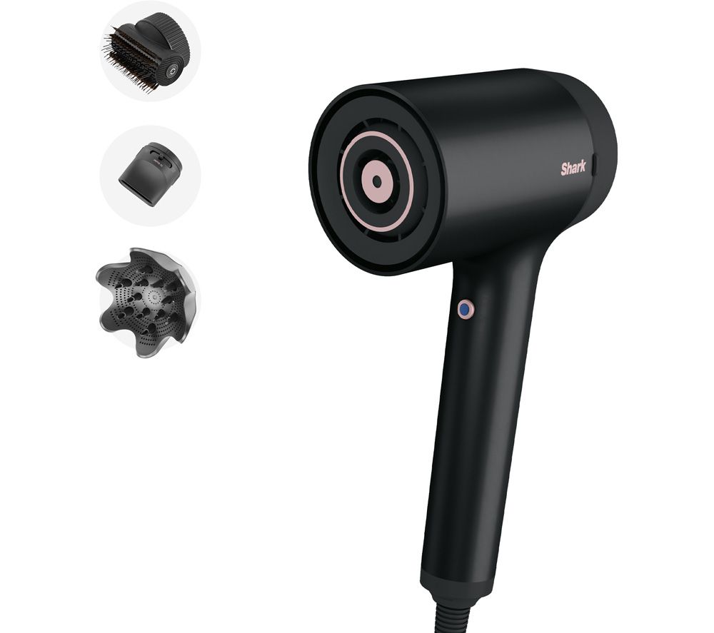 SHARK STYLE iQ HD120UK Hair Dryer Black & Rose Gold Fast Delivery