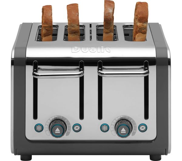 Dualit Architect 46526 4 Slice Toaster Grey Brushed Stainless Steel