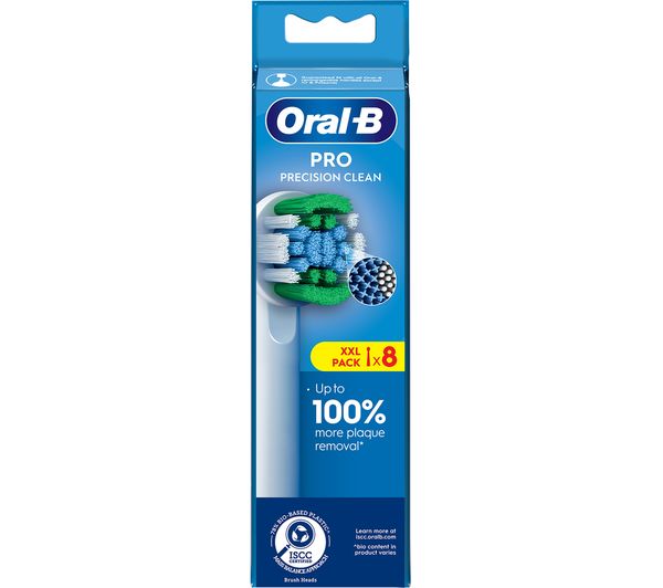 Oral B Pro Precision Clean Replacement Toothbrush Head Pack Of 8