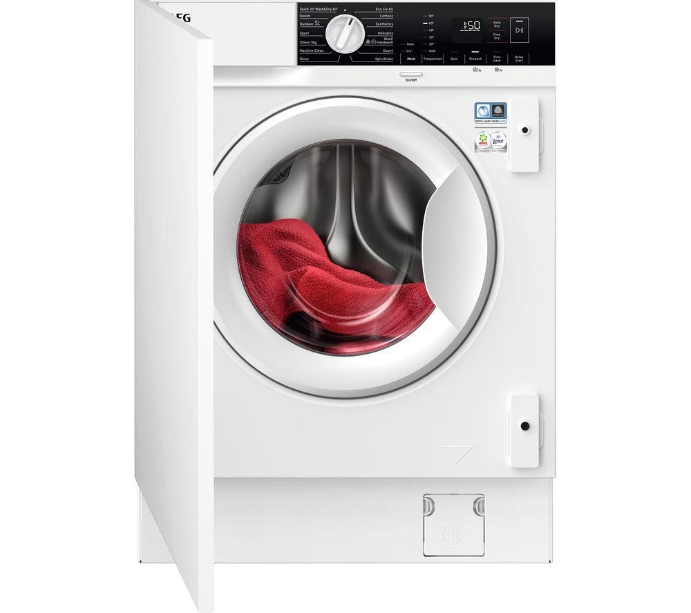 6000 LX6WG84634BI Integrated 8 kg Washer Dryer