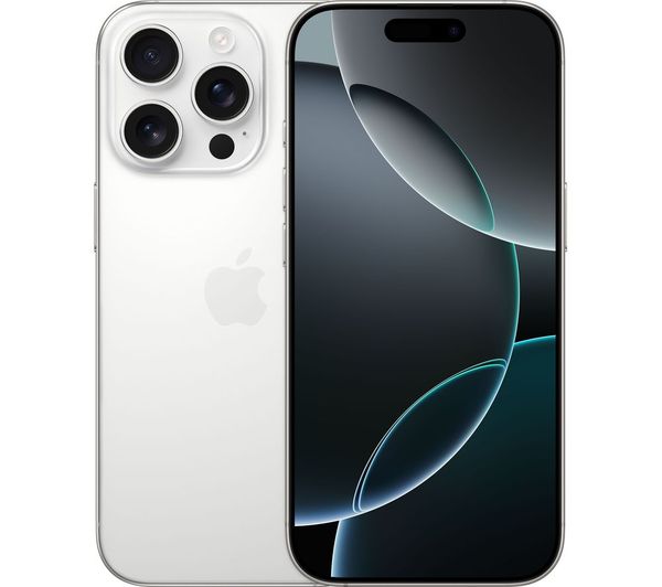 APPLE iPhone 16 Pro - 256 GB, White Titanium