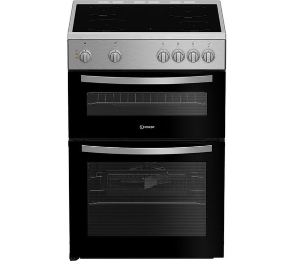 Indesit Ide6vmx 60 Cm Electric Ceramic Cooker Stainless Steel
