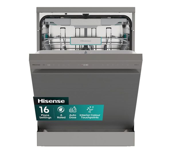 Hisense Auto Dose Hs693a90xaduk Full Size Wifi Enabled Dishwasher Stainless Steel Hisense Auto Dose Hs693a90xaduk Full Size Wifi Enabled Dishwasher Stainless Steel