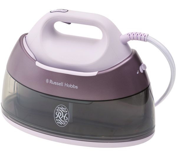 An image of RUSSELL HOBBS Fabric Luxe Steam Iron - Lilac
