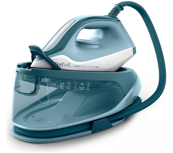 An image of TEFAL Power Pro Compact 200 SV6212G0 Steam Generator Iron - Blue