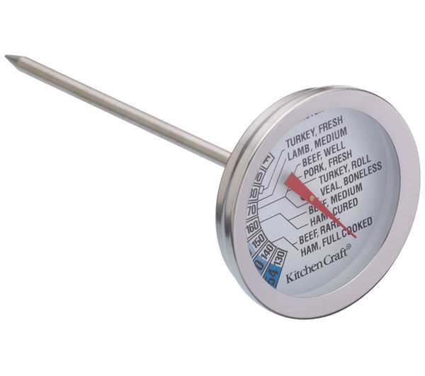 KITCHEN CRAFT Meat Thermometer - Stainless Steel, Stainless Steel
