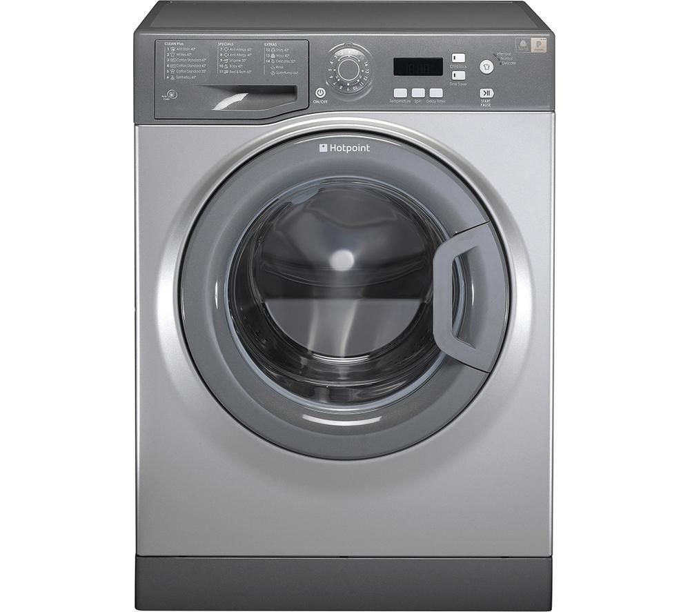 HOTPOINT Aquarius WMAQF721G Washing Machine – Graphite, Graphite