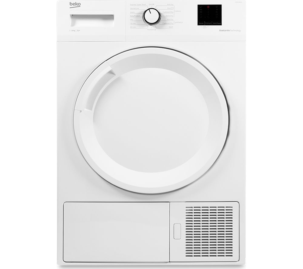 Beko Tumble Dryer DTBP8001W 8 kg Heat Pump  – White, White