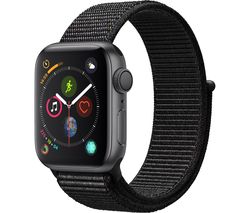 MU672B A APPLE Watch Series 4 Space Grey Black Sports Loop 40 mm Currys Business