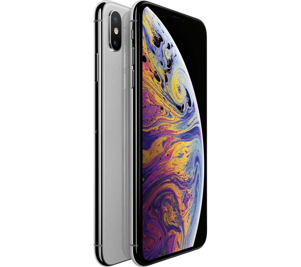 APPLE iPhone Xs Max - 64 GB, Silver Fast Delivery | Currysie