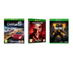 XBOX ONE Call of Duty: Black Ops 4, Tekken 7 & Project Cars 2 Bundle