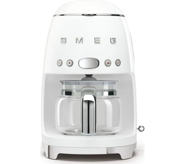 Smeg 50s Retro Dcf02whuk Filter Coffee Machine White