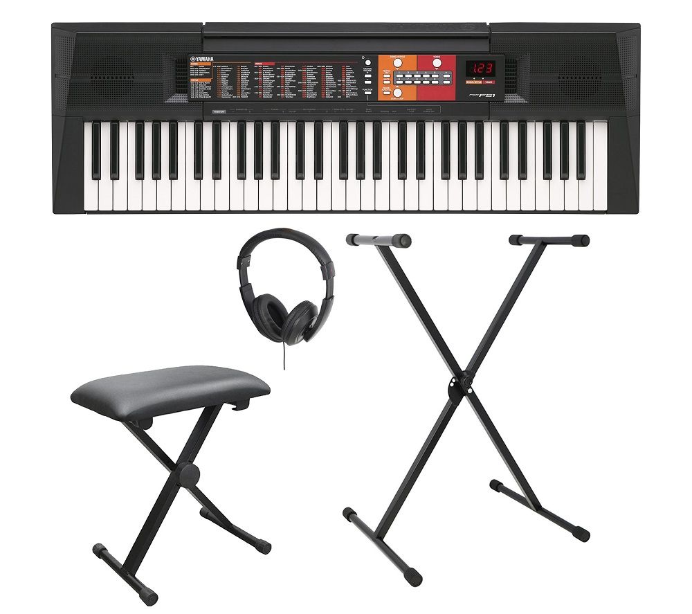 Buy YAMAHA PSRF51 Home Keyboard Bundle Black Free Delivery Currys