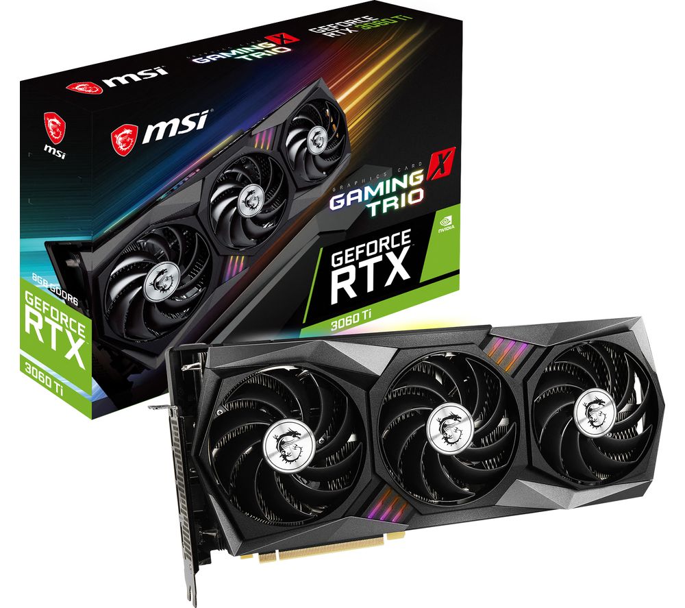 GeForce RTX 3060 Ti 8 GB GAMING X TRIO Graphics Card