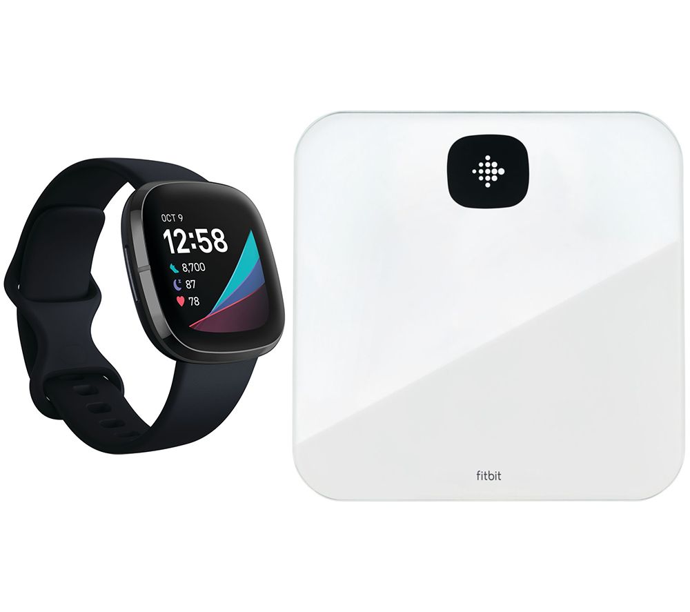 fitbit watch and scale
