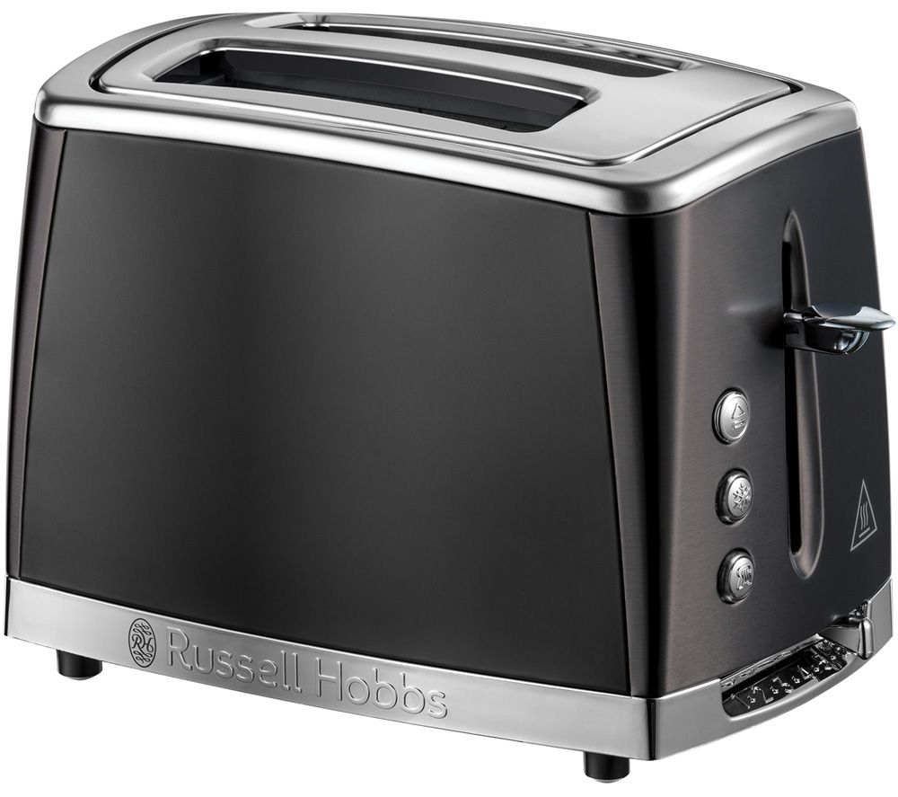 RUSSELL HOBBS 26150 2Slice Toaster Black Fast Delivery Currysie