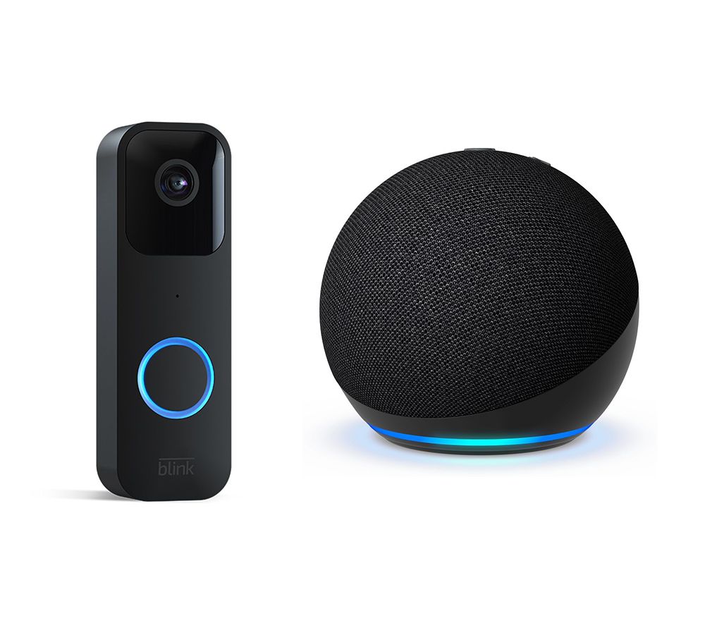Blink Video Doorbell & Echo Dot (5th Gen) Smart Speaker with Alexa Bundle