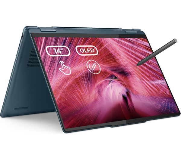 Image of LENOVO Yoga 7 14" 2 in 1 Laptop - AMD Ryzen 7, 1 TB SSD, Blue