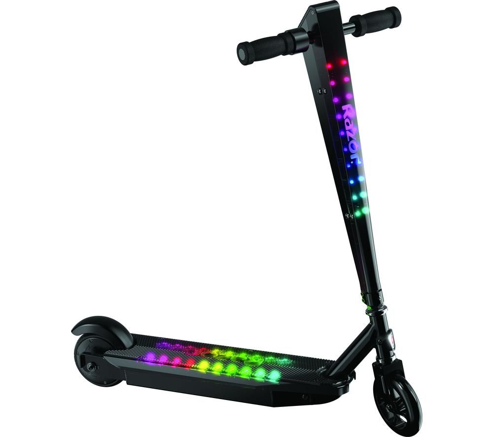 Sonic Glow Electric Kids' Scooter - Black