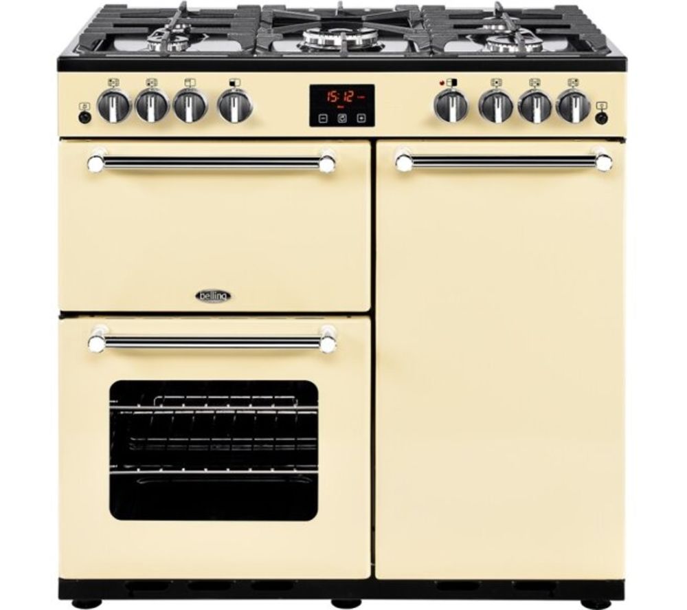 Kensington X90G Gas Range Cooker - Cream & Chrome
