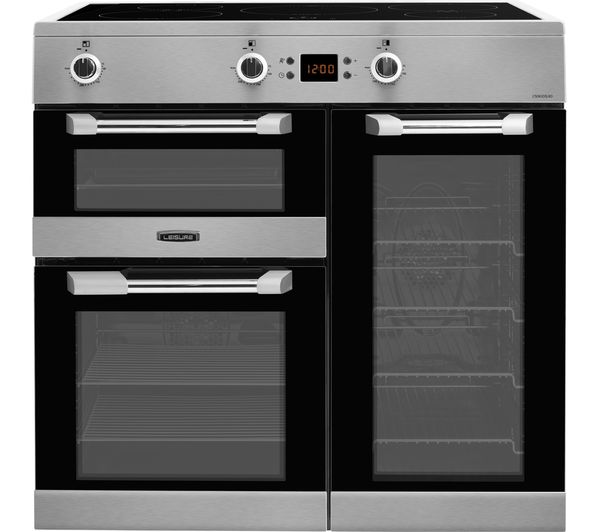 Image of LEISURE Cuisinemaster CS90D530X 90 cm Electric Induction Range Cooker - Stainless Steel