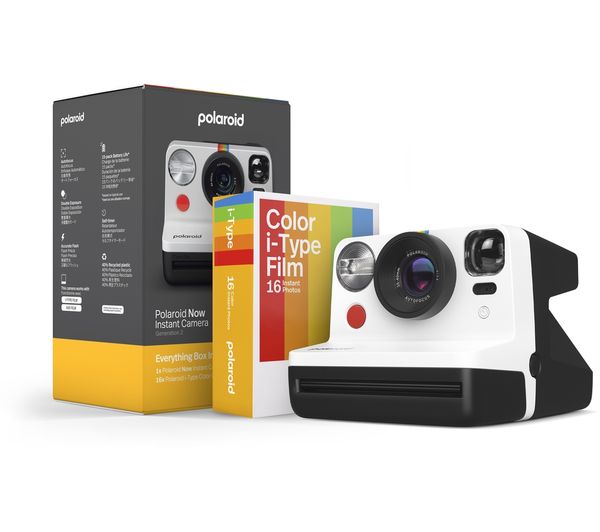 Image of POLAROID Now Generation 2 Instant Camera Everything Box - Black & White