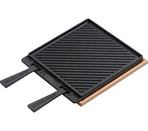 George Foreman Gfdsg01 Dual Sided Griddle Plate Black