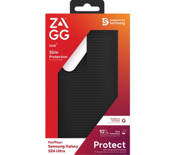 Zagg Galaxy S24 Ultra Luxe Case Black