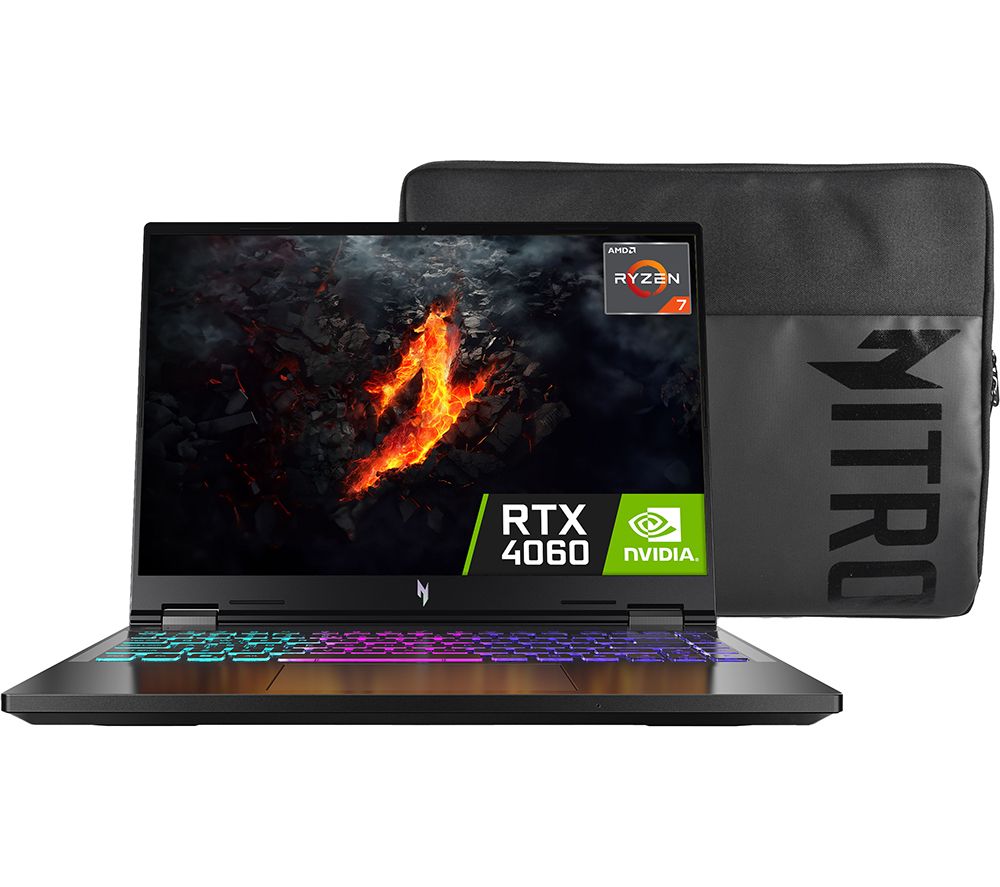 Nitro 14 14.5" Gaming Laptop - AMD Ryzen 7, RTX 4060, 512 GB SSD