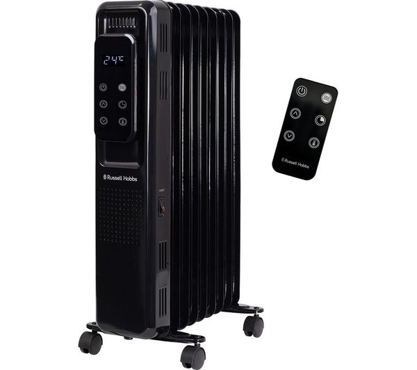 Russell Hobbs Rhofr2009b D Portable Oil Filled Radiator Black