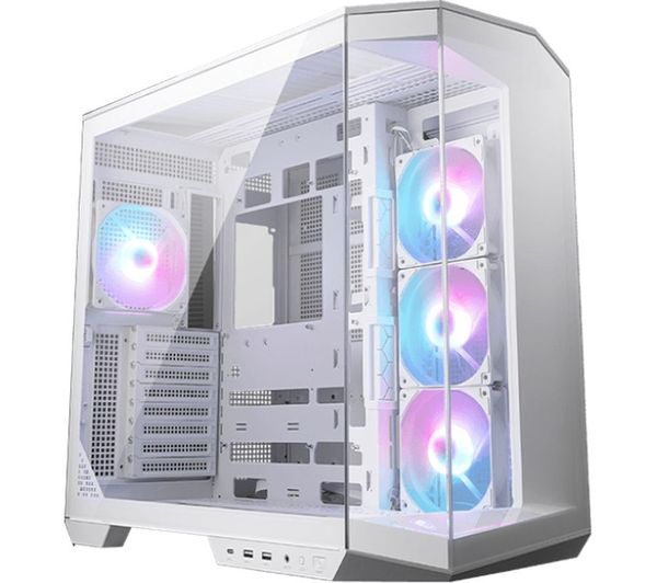 Msi Mag Pano 100r Pz Microatx Mid Tower Pc Case White