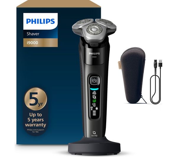 Philips I9000 X9002 10 Wet Dry Rotary Shaver Dark Slate