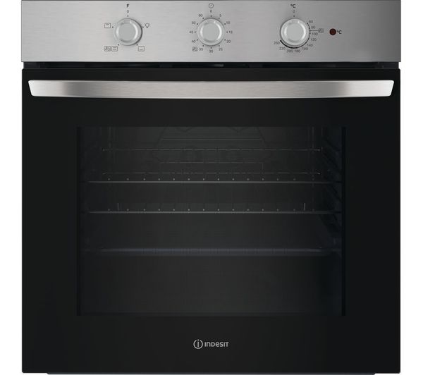 Indesit Clickclean Io 232h X Uk Electric Oven Stainless Steel
