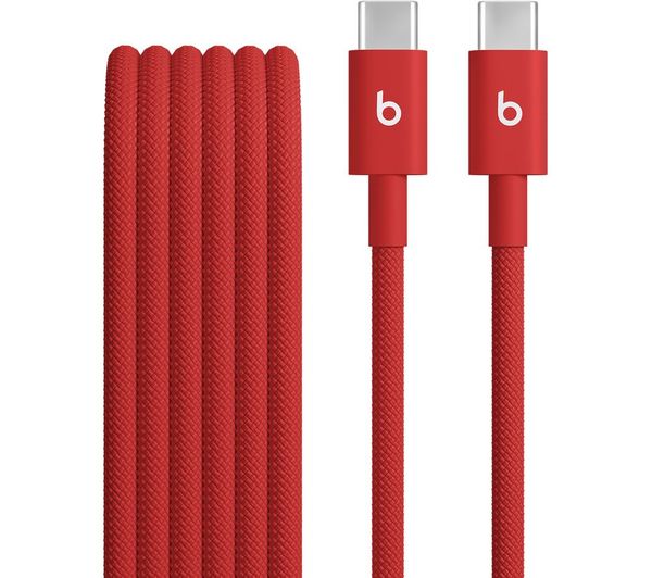 Beats Usb C To Usb C Woven Cable 15 M Rapid Red