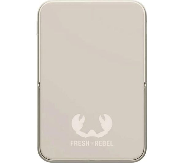 Fresh N Rebel 5000 Mah Portable Magnetic Power Bank Silky Sand