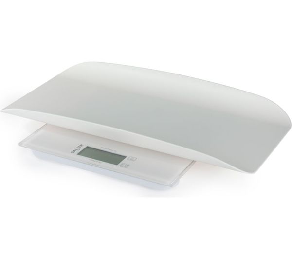 Salter 2 In 1 Digital Baby Scale White