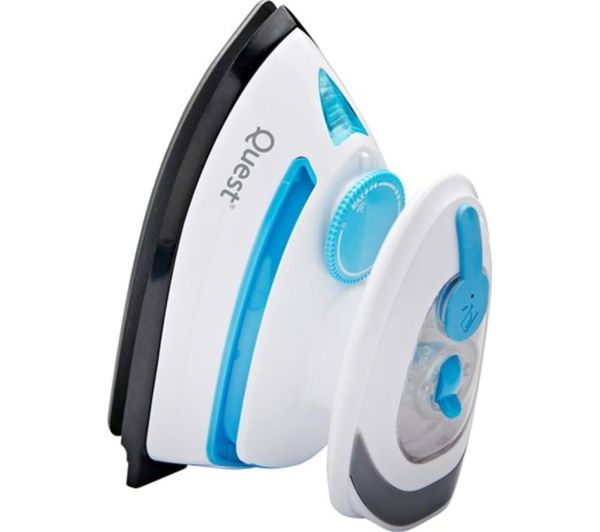 Quest 34000 Travel Steam Iron White Blue