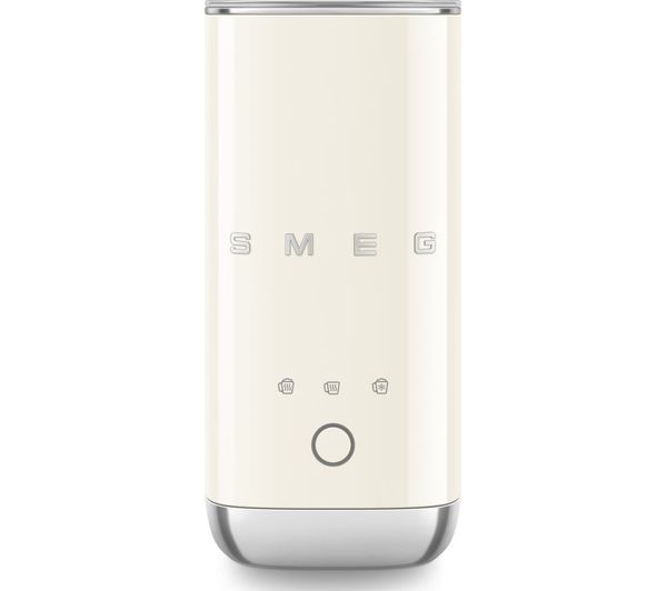 An image of SMEG MFF02CRUK Milk Frother - Cream