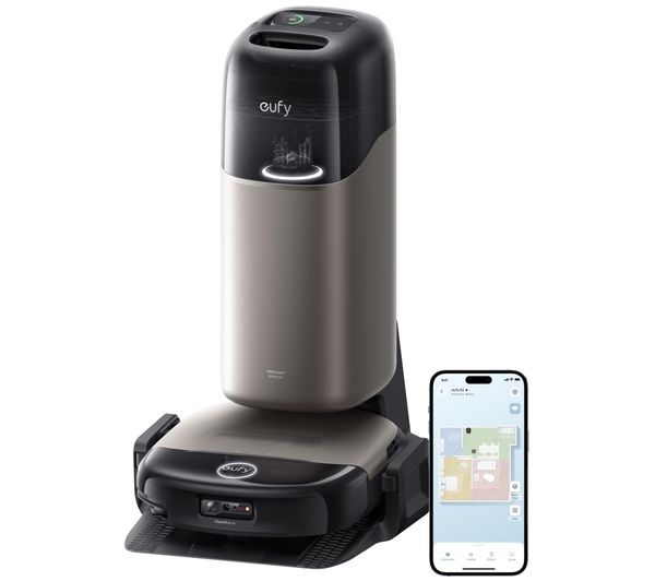 An image of EUFY Omni S2 Robot Vacuum Cleaner & All-in-One Station - Black