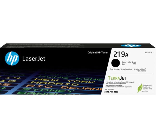 An image of HP 219A Black Toner Cartridge