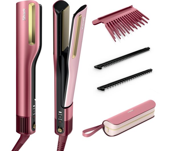 SHARK SilkiPro Straight HT401UKPK Hair Straightener Dryer …