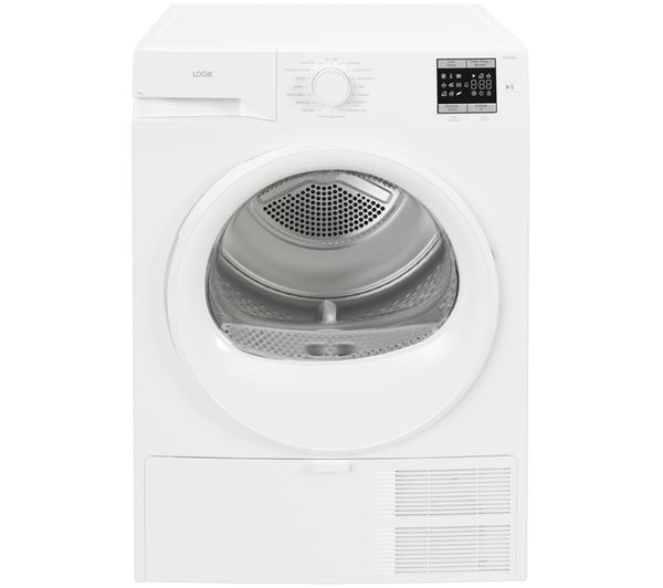 An image of LOGIK LHP8W26 8 kg Heat Pump Tumble Dryer - White
